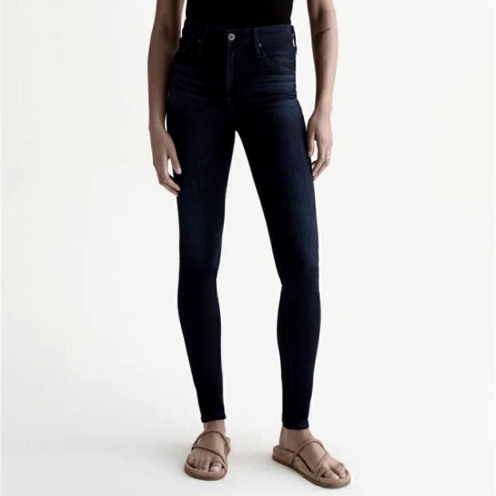 AG Countour360 Brooks Dark Wash The Farrah Skinny High Rise Skinny Jeans Size 31